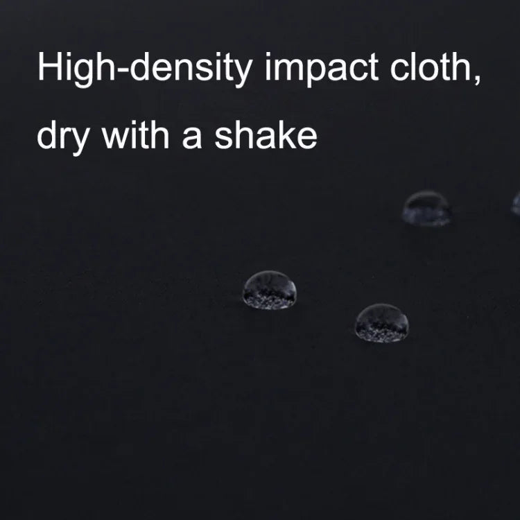 PARACHASE Solid Wood Bending Handle 10 Bone Three Fold Automatic Umbrella, Grey, Black, Navy