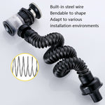 Household Deodorant Washbasin Water Pipe, Style:, A Black Flap With Basket and Overflow, B White Flap With Basket and Overflow, C Black Flap No Basket With Overflow, D White Flap No Basket With Overflow, E Black Flap Without Basket and Overflow        ...