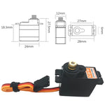 Model Aircraft 450 Swashplate GDW Steering Gear, DS031MG