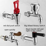 Insulation Bucket Faucet Accessories Milk Tea Water Mouth, Style:, Rotary Switch Short 3 Points, Rotary Switch Short 4 Points, Rotary Switch Long 4 Points, Pressing Switch 3 Points, Pressing Switch 4 Points, Pressing Switch Double Section 4 Points