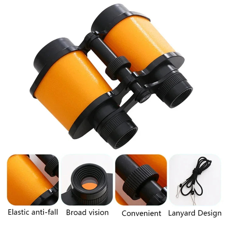 20004 Children Mini HD Toy Binoculars, 8X30 Orange, 8X30 Red, 8X30 Blue