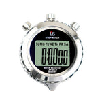 YS Metal Large Screen Display Stopwatch Fitness Sports Competition Electronic Stopwatch, YS-528 Single Row Display