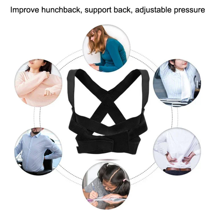 Invisible Back Anti-hunchback Posture Correction Belt, Size:, L