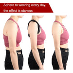 Invisible Breathable Posture Correction Belt Adjustable Back Corrector, Size:, M (Black), S (Gray), L (Gray)