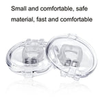 10 PCS Mini Portable Silicone Magnetic Anti-snoring Device, 10 PCS