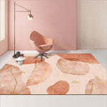 Modern Abstract Geometric Living Room Rug Coffee Table Cushion, 80x120cm, 80x160cm