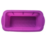 Silicone Pizza Toast Box Long Cake Mold, Long (Blue), Long (Purple), Long (Red)