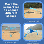 Outdoor Beach Lycra Canopy Camping Tent Sunshade Fishing Tent, Size:, 210x160x150cm, 210x200x150cm, 300x300x200cm