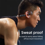 KS-19 Bluetooth Headset Sound Conducting Hanging Neck Business Headphones, KS-19 Black