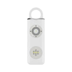 Anti-wolf Alarm Rechargeable Female Student Self-defense Keychain, Rechargeable White, Rechargeable Black
