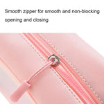 PVC Transparent Waterproof Portable Cosmetic Bag, Size:, L (Pink), L (Black), L (White), M (Pink), M (Black), M (White), S (Pink), S (Black), S (White)