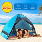 Screen Mesh Door Curtain Tent Automatic Pop Up Beach Sunshade Tent