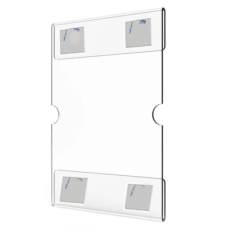2 PCS 4x6 Inch Wall Mounted Acrylic Signage Bracket Wall Photo Frame, Wall Photo Frame