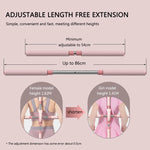 CHANGKUAI Yoga Hunchback Corrector Adjustable Open Shoulder Standing Training Stick, Pink, Blue, Green
