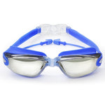 HAIZID HD Anti-fog Waterproof Myopia Swimming Goggles, Optical Black, Optical Blue, Optical Pink, Optical Gray, Plating Black, Plating Blue, Plating Pink, Myopia 150 Degrees, Myopia 200 Degrees, Myopia 250 Degrees, Myopia 300 Degrees, Myopia 350 Degree...