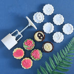 2 PCS Moon Festival Round Hand-Pressed Pastry Mold Baking Tools, Model:, 10, 24, 25, 26, 28, 29, 30, 31, 33, 35, 36, 37, 41, 42, 21