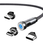 CC56 Dust Plug Rotating Magnetic Wire, Cbale Length: 1m, Style:, 1m Android Head, 1m Type-C / USB-C Head, 1m 8Pin Head, 1m Line+Three Heads, 1m Line, 1m Micro USB, 1m Type-C / USB-C, 1m + 8Pin + Type-C/USB-C + Micro USB