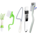5PCS / Set Groove Cleaning Brush Multi-tool Household Door and Window Brush, Groove Cleaning Brush