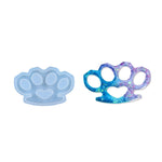 D650 DIY Drop Mold Defense Finger Tiger Silicone Mold, 2 PCS D650 01, 2 PCS D650 02