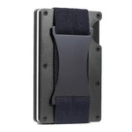 ZDL-05 Tracker Protection Organizer Metal Card Holder For AirTag 2nd Gen / AirTag 1st Gen, Army Green, Black, Grey, Light Blue