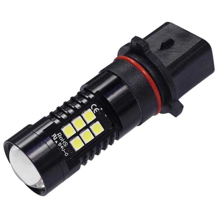 1pair Automotive High-Power LED White Light Fog Lamp, P13W