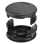 2PCS GK04 Cordless Weeder Lawn Mower Spool Cover For Greenworks, Green, Black