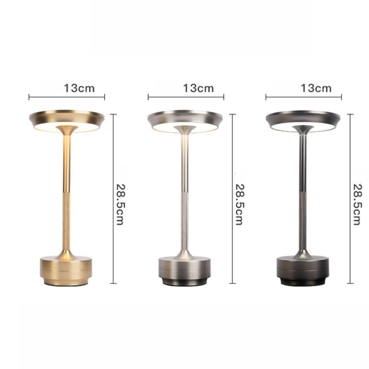 Rechargeable Desk Lamp Removable Desk Lamp Bar Atmosphere Night Light, Gold, Silver, Black