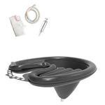 Household Pregnant And Elderly Recline Shampoo Basin Hair Care, Black, Pink, Pink+Drain Pocket, Black+Drain Pocket