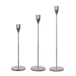 3 PCS / Set Home Decoration Wedding Wrought Iron Candle Holder, Style:, 3 PCS / Set Thick Bottom (Rose Red), 3 PCS / Set Thick Bottom (Silver), 3 PCS / Set Thin Bottom (Black), 3 PCS / Set Thin Bottom (Imitation Gold), 3 PCS / Set Thin Bottom (Silver)