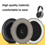 Breathable Foam Headphone Earmuffs with Buckle For Sennheiser Momentum 3, Spec:, Black Protein, Black Lambskin, Gold Protein, Gold Lambskin
