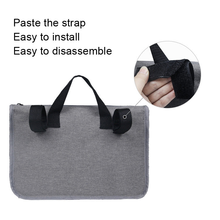 MTP-682 Hanging Wheelchair Storage Bag Rehabilitation Walking Bike Storage Bag, MTP-682 Black