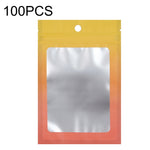 100PCS Aluminum Foil Ziplock Bag Jewelry Data Cable Sealed Packaging Bag, Size:, 7.5x10cm (Pink Gradually Purple), 7.5x10cm (Blue Gradually Pink), 7.5x10cm (Blue Gradient), 7.5x10cm (Yellow Gradient), 8.5x13cm (Pink Gradually Purple)                   ...