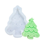 Christmas DIY Scented Candle Silicone Mold, White