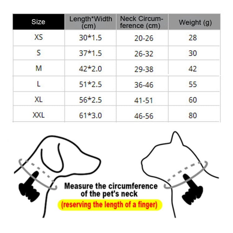 CL181K Pet Soft Reflecting Collar, XL No Iron Sheet Purple, XS No Iron Sheet Purple, XXL No Iron Sheet Red, S No Iron Sheet Red, XL No Iron Sheet Dark Brown, XS No Iron Sheet Dark Brown, L No Iron Sheet Light Green, XL No Iron Sheet Light Brown        ...