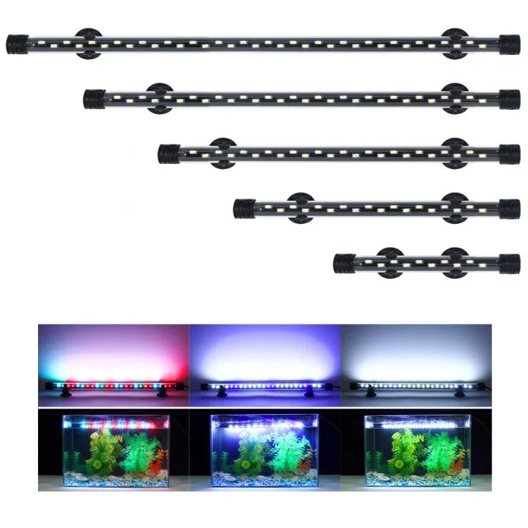 90-260V Aquarium Diving Light LED Fish Tank Light, Q20BW Blue+White Light, Q30BW Blue+White Light, Q40BW  Blue+White Light, Q50BW Blue+White Light, Q60BW  Blue+White Light, Q20CF RGB Light, Q30CF  RGB Light, Q40CF  RGB Light, Q50CF  RGB Light          ...