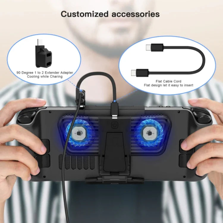 JYS For Steam Deck/Switch/OLED Game Console Cooling Fan With Bracket, JYS-SD006