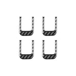 For Chevrolet Corvette C8 4pcs /Set Sun Visor Decorative Sticker