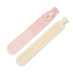 2L Long-strip Multifunctional Water-filled Rubber Hot Water Bags, Spec: Pink Plush, Pink Plush