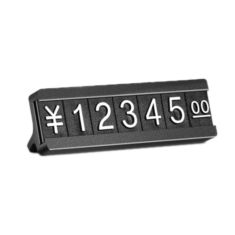 Metal Digital Grain Price Display Micro Standing Plate, Double Layer, Single Layer