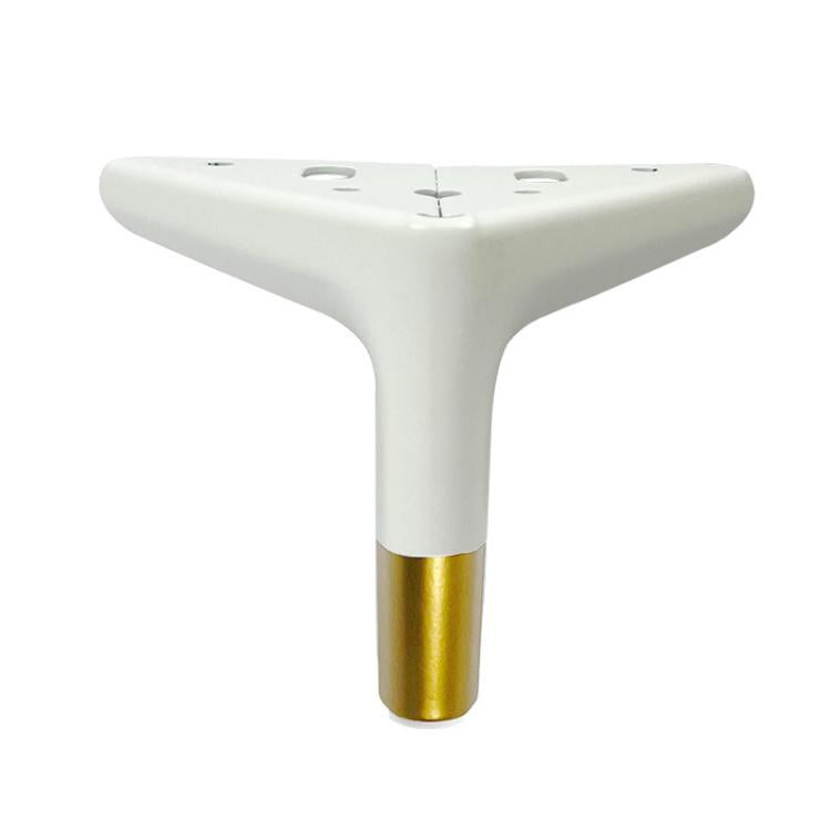 10cm Short-Sided Metal Sofa and Coffee Table Legs, 10cm White Gold, 10cm Matt Black, 10cm Green Gulas