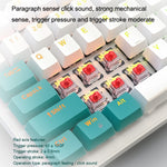 ZIYOU LANG  K3 100 Keys Game Glowing Wired Mechanical Keyboard, Cable Length: 1.5m, Style:, K3 Micro Light Hot Plug Version Red Axis, K3 Water Green Hot Plug Version Green Axis, K3 Micro Light Version Green Axis, K3 Micro Light Version Red Axis        ...