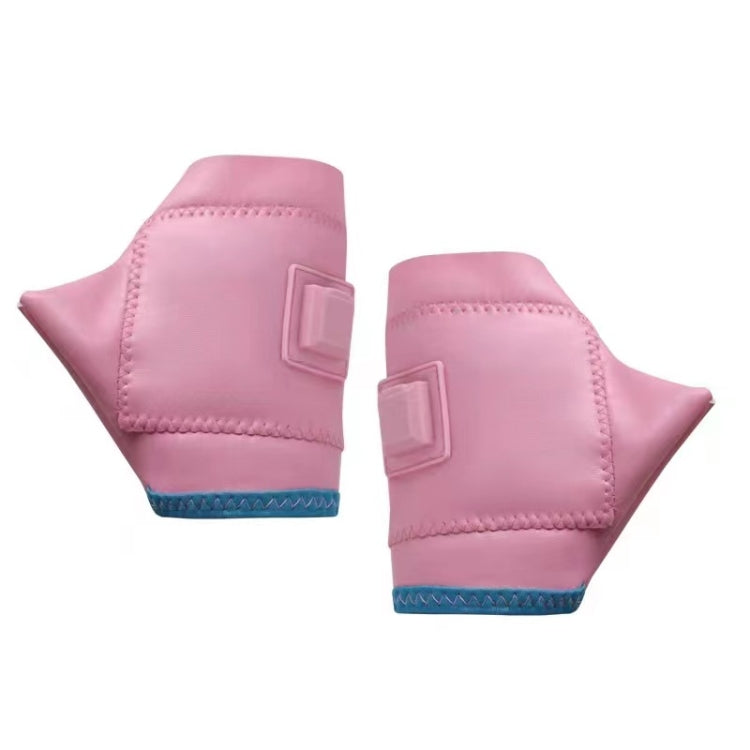 1 Pair Adjustable Temperature Rechargeable Intelligent Electric Heating Gloves Half Finger Gloves, S, M, L