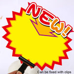 10 bags 25x19cm Explosion Sticker Product Price Tag Supermarket Price Label, WM-001, WM-002, WM-003, WM-005, WM-006, WM-007, WM-008, WM-009, WM-010, WM-011, WM-012, WM-013, XD-511, XD-520, XD-532, XD-537, XD-541, XD-559