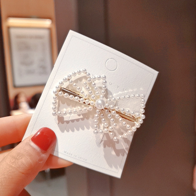 Rhinestone Fashion Hair Clips Women Bangs Headwear, Styles:, 371 Fan, 380 Pearl