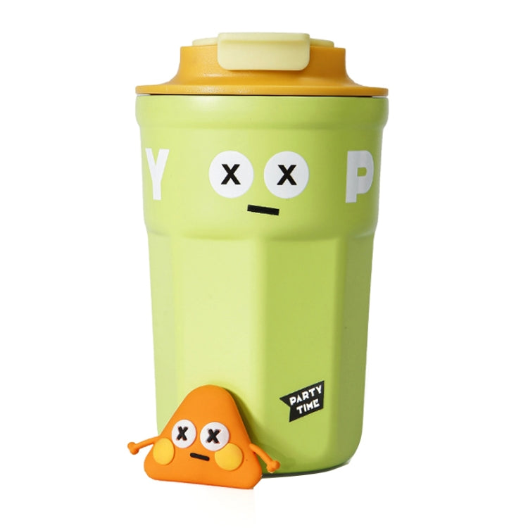 Cartoon Thermal Insulation Cup 316 Stainless Steel Coffee Mug Water Cup, Capacity:, 400ml Purple, 400ml Pink, 400ml Light Green, 400ml White