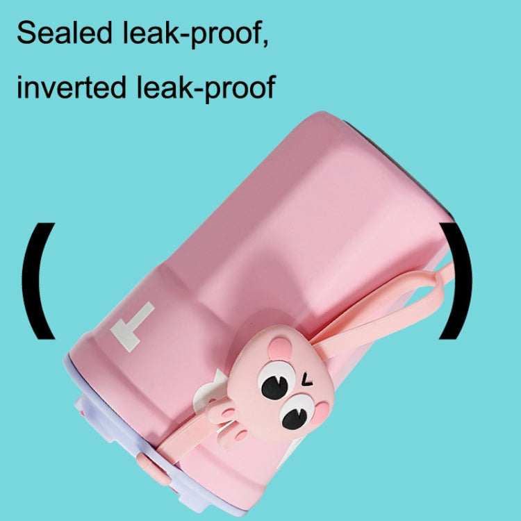 Cartoon Thermal Insulation Cup 316 Stainless Steel Coffee Mug Water Cup, Capacity:, 400ml Pink, 400ml Light Green, 400ml White, 400ml Purple