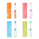 Portable Business Trip Folding Toothbrush Multi-color Super Soft Bristles Toothbrush, 6 PCS/Set, 4 PCS/Set