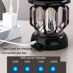 LH-B46 LED Retro Tent Light Convenient USB Charging Camping Light, LH-B46 Green, LH-B46 Black, LH-B46 White