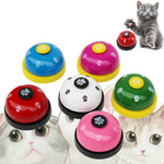 Pet Toy Training Called Dinner Small Bell Footprint Ring Dog Toys, 3pcs Pet Bell Yellow, 3pcs Pet Bell Red, 3pcs Pet Bell Pink, 3pcs Pet Bell White, 3pcs Pet Bell Royal Blue