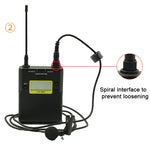 For SONY D11 D21 3.5mm Wireless Lavalier Microphone Camera Clip Collar Mic, ECM-V1B